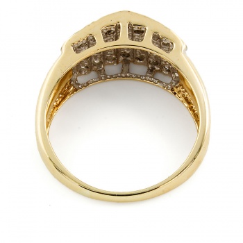 9ct gold Diamond Multi-stone Ring size S